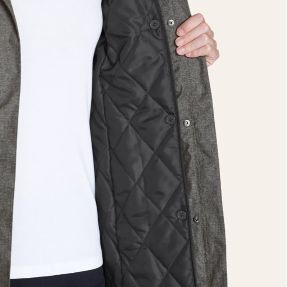 Eddie Bauer Girl on the Go Insulated Trench Coat Removable Button-in Lining 2XL - Picture 12 of 12